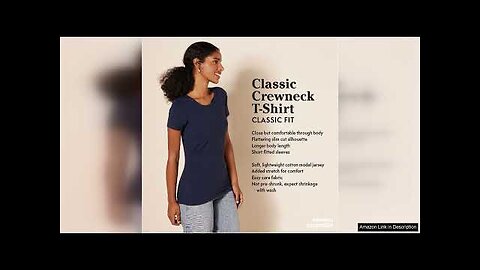 Amazon Essentials Women's Classic-Fit Short-Sleeve Crewneck T-Shirt, Multipacks Review