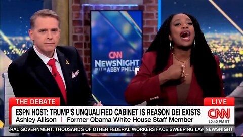 Watch Scott Jennings' Face As Pro-DEI Ratchet Rants About How Even Biden Didn't Pay Her Enough - LOL