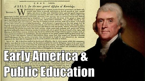 Public Education Proposed by Thomas Jefferson