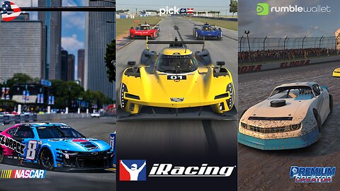 🏁💨 MORNING TO AFTERNOON iRACNG: OVAL➡ ROAD➡ DIRT CHAOS MULTI-STREAM! #AGB #ALG #REGIMENTGAMING