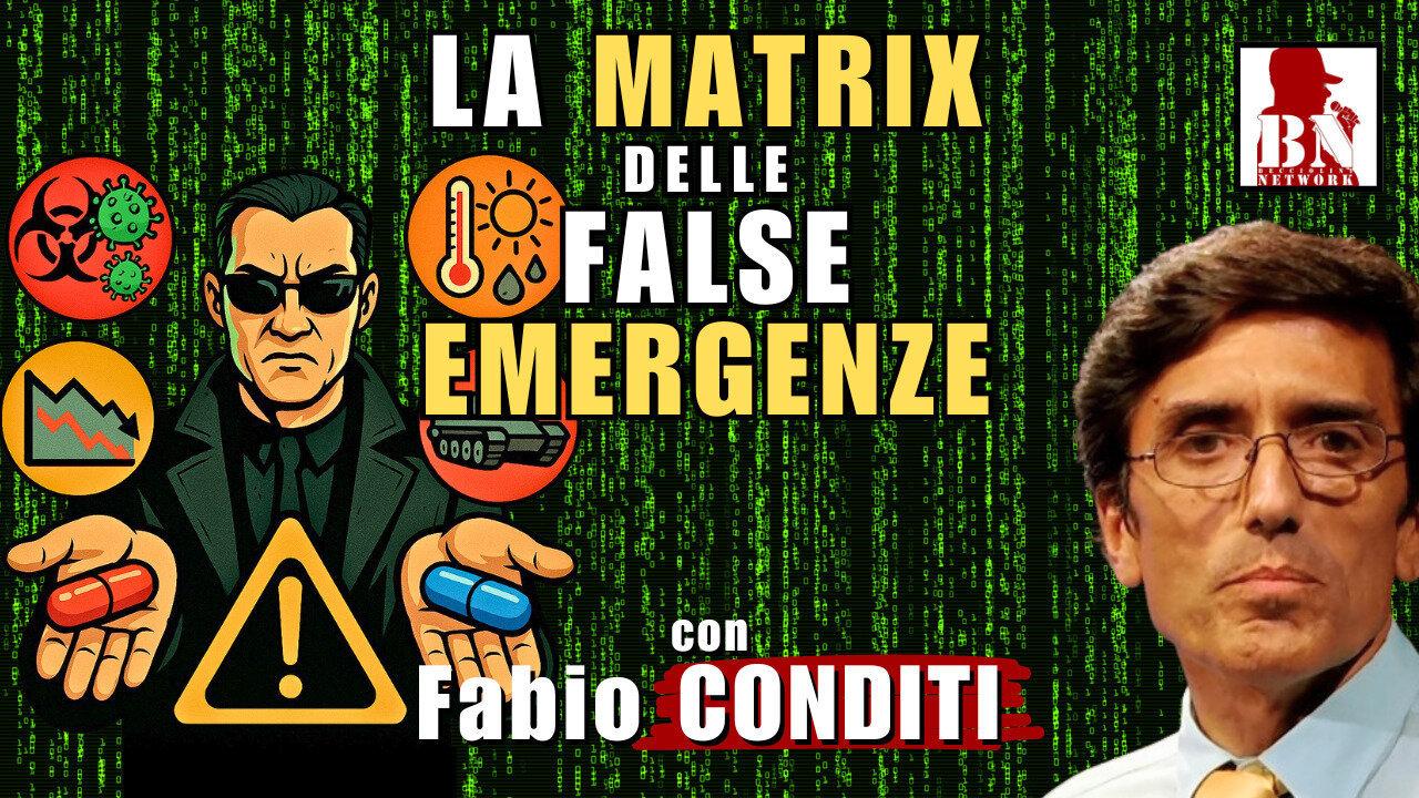 La #MATRIX delle false EMERGENZE – con Fabio CONDITI | Alla Mezza