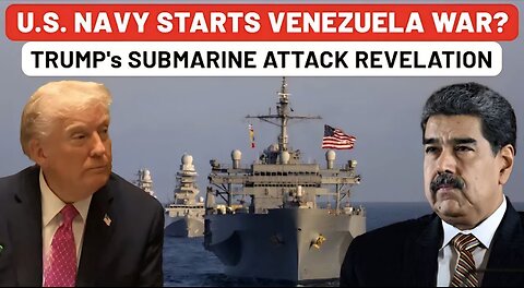 US Navy Starts Venezuela War? Trump's New Revelation On Submarine Attack In Caribbean| Maduro| Rubio