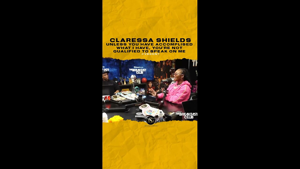 @claressashields Unless you have accomplised what I have, You’re not qualified to speak on me