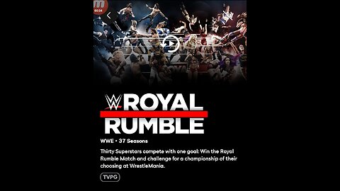 WWE Royal Rumble 2019