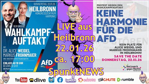 Alice Weidel in Heilbronn AfD-Wahlkampfauftakt Baden Württemberg vs. Omas g.R. und (ANTI)ANTIFA