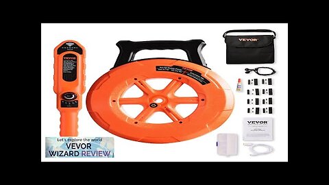 VEVOR Pipe Blockage Detector Locators 100ft/30m Waterproof for PVC Plastic Metal Review