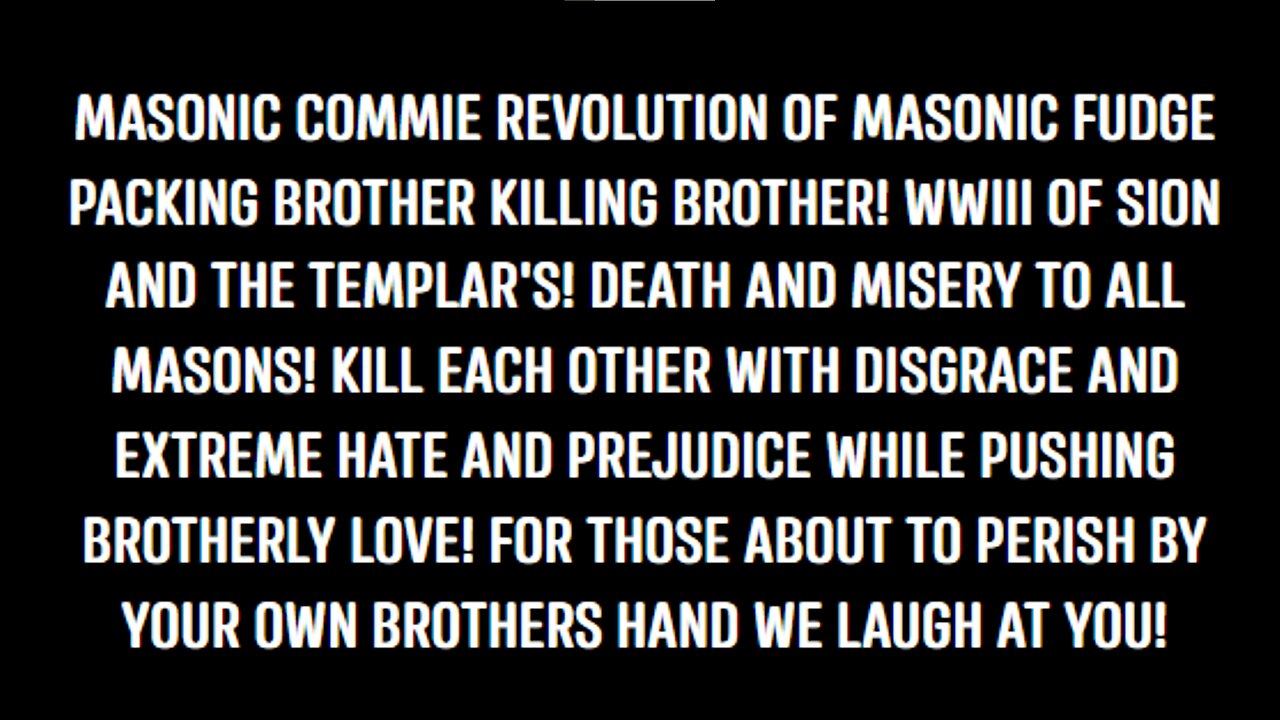 HOW TO TALK TO FREEMASONS AS THEY BLINDLY KILL EACH OTHER WHILE PREACHING BROTHERLY LOVE - King Street News