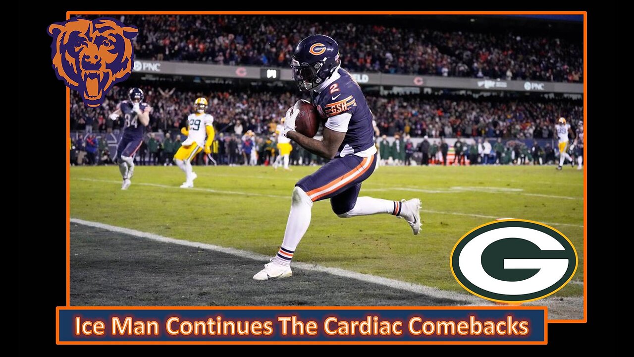 Ice Man Continues the Cardiac Comebacks l Wild Card Post Game vs Packers l Da Bears With Dark