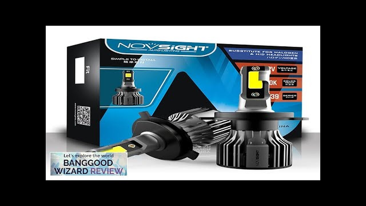 NovSight A500-N39 2PCS 72W DC9-32V Pair Car Headlight LED Bulbs 10000LM/PAIR Car Review