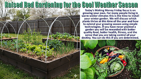 Raised Bed Gardening for the Cool Weather Season