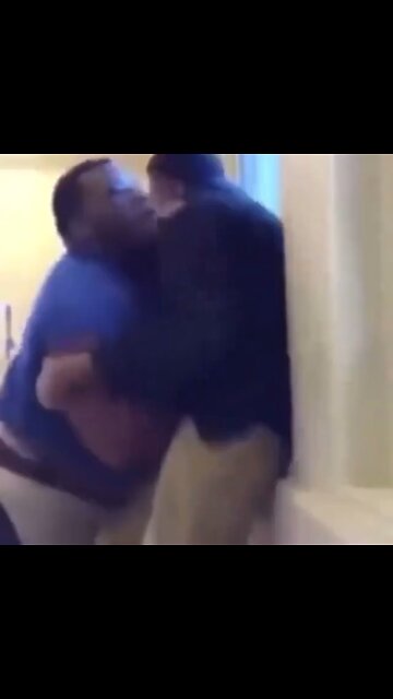 dude searching for a weapon