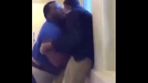 dude searching for a weapon