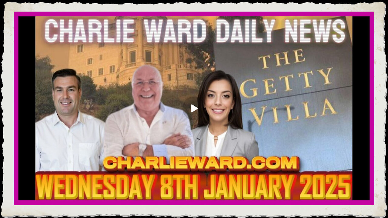 CHARLIE WARD DAILY NEWS WITH PAUL BROOKER DREW DEMI - WEDNESDAY 8TH JANUARY 2025