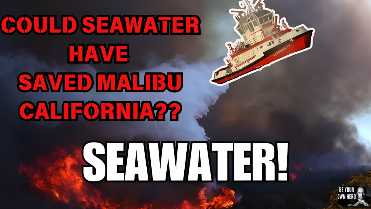 Using Seawater To Fight Fires in SoCal | Why No Water | Fireboats | Seawater Myths!