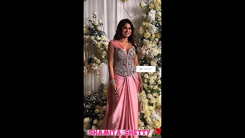 Bollywood Actress Shamita Shetty Seen at Manish Malhotra Party 🔥🌹❤️