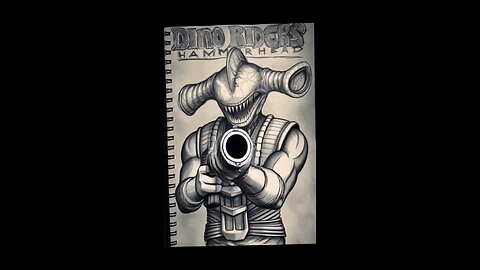 My Dino Riders drawings come to life with Ai