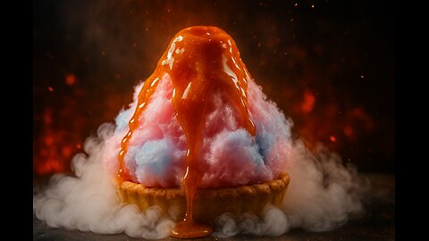 The Cotton Candy Volcano 🍭🌋 | When Sugar Erupts in FlavorVille™