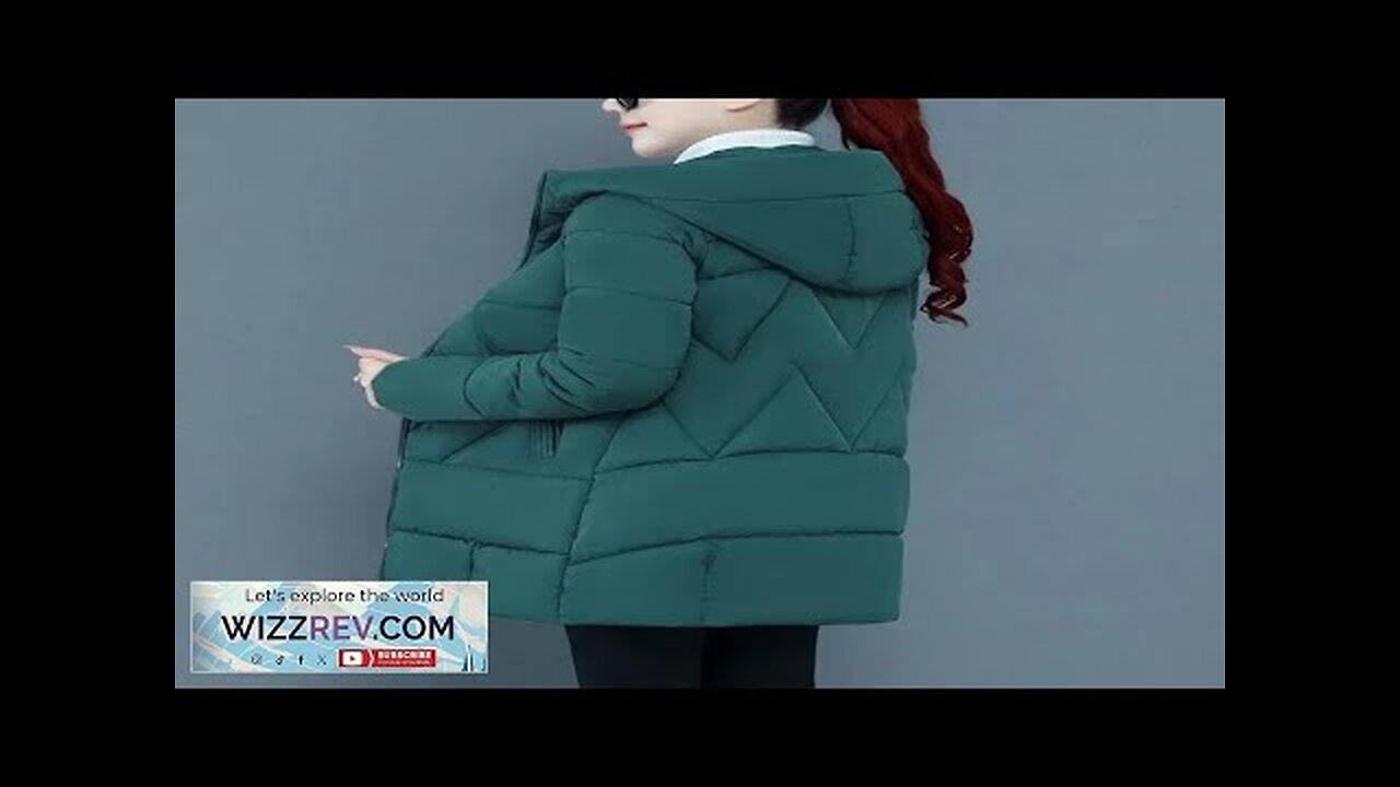 Women's Parkas 2023 New Winter Jacket Warm Hooded Down Padded Coat Long Review