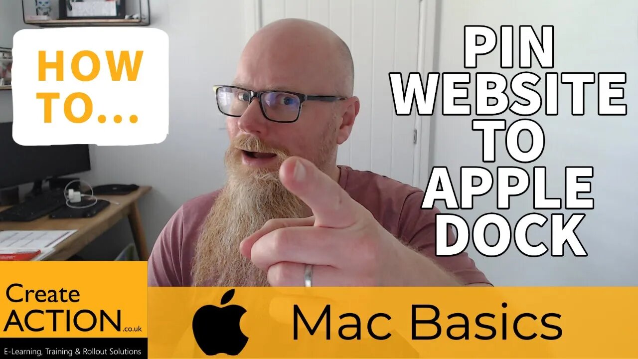 HOW TO: Pin a website to your Dock (Apple Mac Basics)