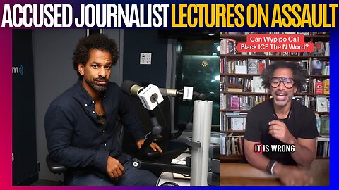 Liberal Journalist Believes N word Ok to Use Against ICE Agents | Attacks President Trump