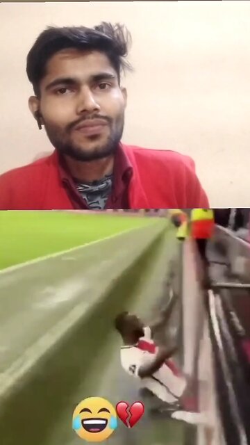 player slip karke basement mein Chala Gaya