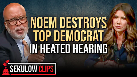 Noem Destroys Top Democrat in Heated Hearing