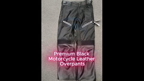 Heavy-Duty Moto Overpants – D3O Knee & Hip Protection