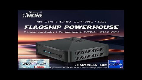 JINGSHA Mini PC 12th GEN I3 Intel Core Windows 11 Pro MiniPC Review