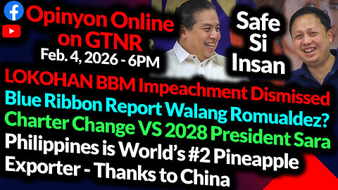 BBM Impeachment Dismissed | Charter Change vs 2028 Sara | Blue Ribbon Sham | GTNR Ka Mentong Ka Ado