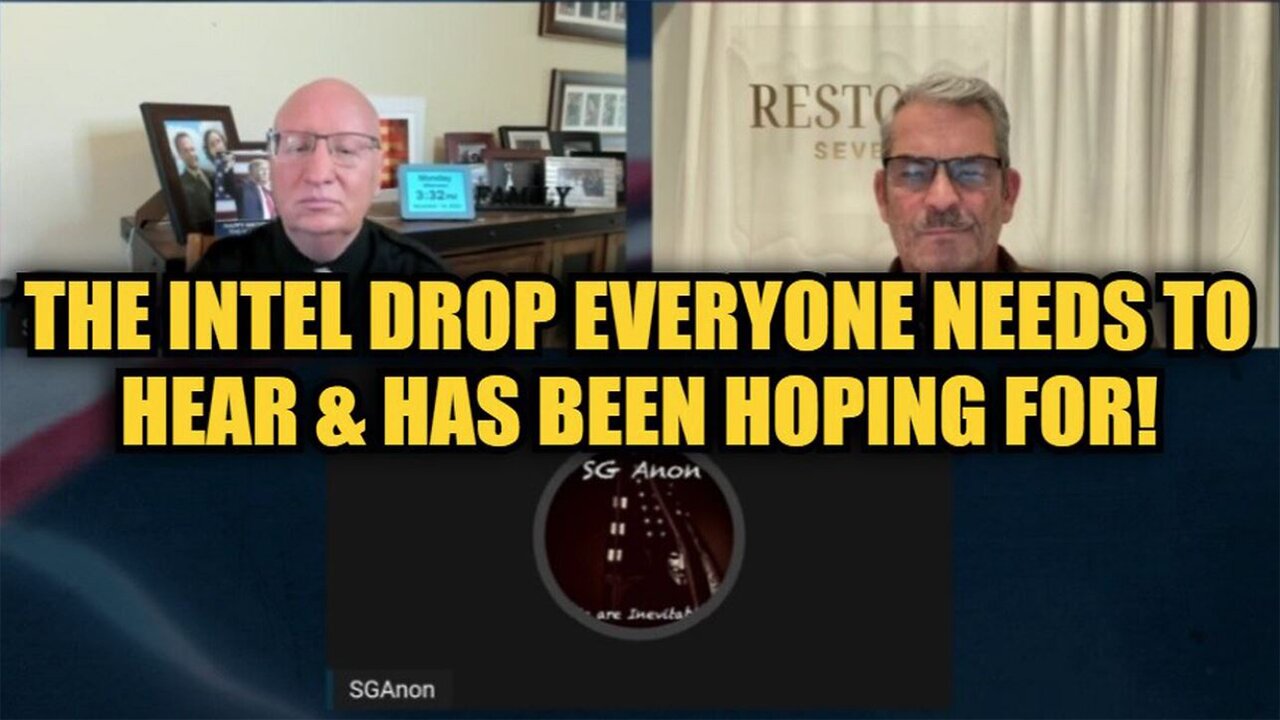 SG Anon, Johnny Enlow & Steve Shultz Update: The Intel Drop Everyone Needs to Hear & Has Been Hoping For