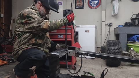 Racing mower welding