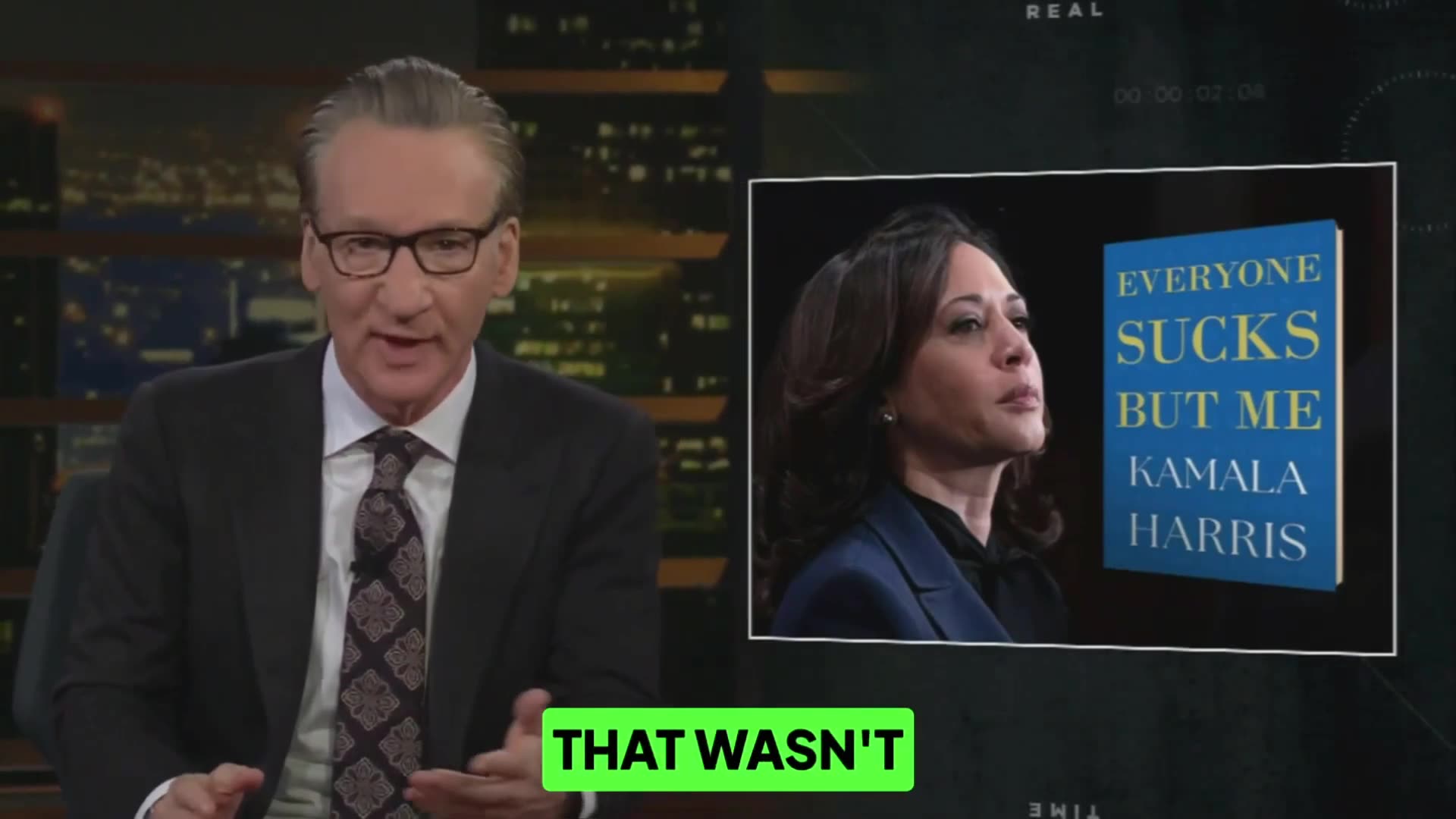 Bill Maher just ENDED Kamala Harris’s career with a brutal 2-minute monologue.