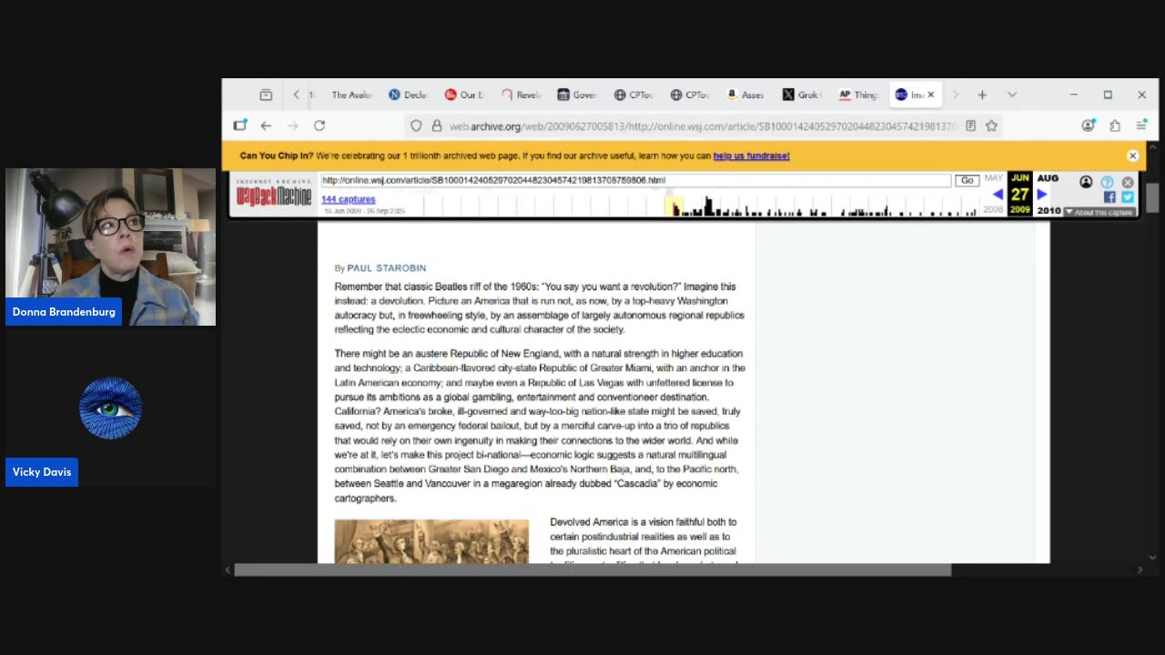 BNN (Brandenburg News Network) 10/13/2025 Technocratic Tyranny - Vicky Davis