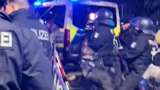 In Germany, puppies are annoyed by what they see.