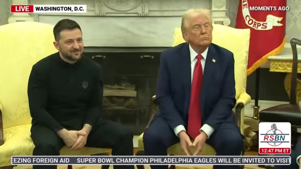 President Trump holds press briefing with President Zelenskyy