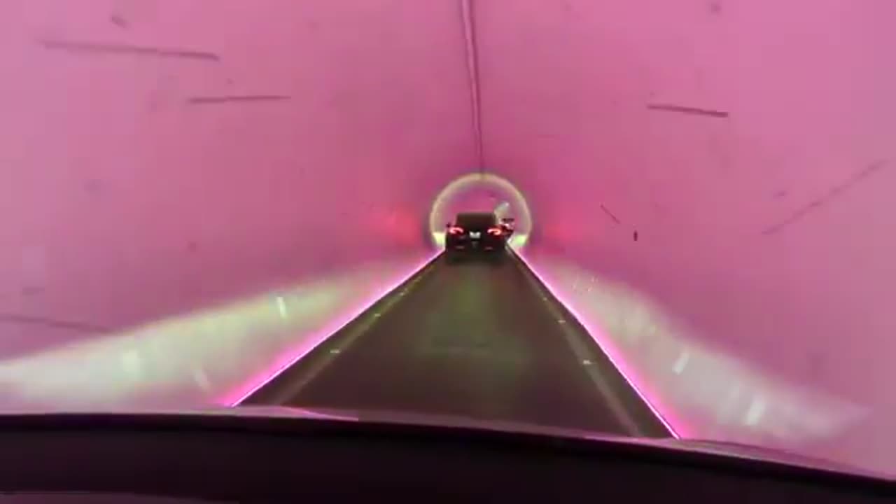 Groundbreaking tunnel system by Tesla opens up in LAS VEGAS " First Video caught