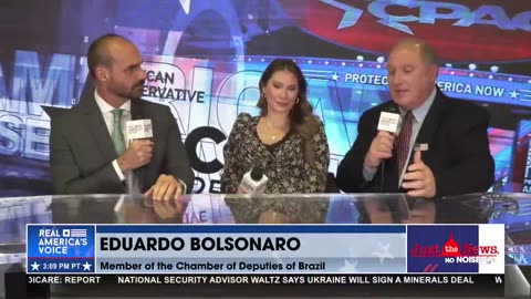 Eduardo Bolsonaro shares his hopes for free speech in America