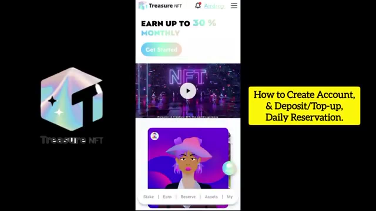 How to create an account Treasure NFT|Treasure NFT Deposit|#cryptokiduniya