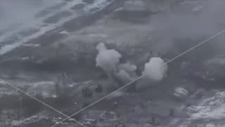 🚀🏍️💥 A strike by M270 MLRS on a cluster of Russian "bikers" on the western outskirts