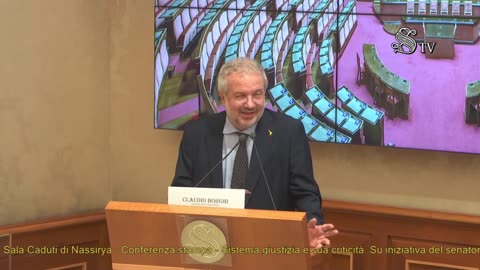 🔴Sen. Claudio Borghi: Confer. stampa Sistema giustizia e sua criticità su iniziativa del Sen. Borghi