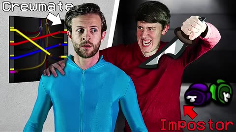 We Played Among Us in REAL LIFE! Overpowered Impostor