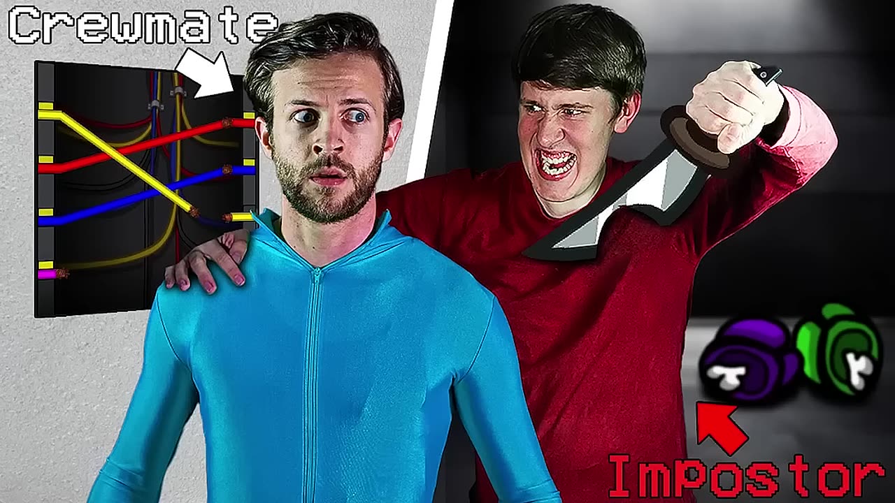 We Played Among Us in REAL LIFE! Overpowered Impostor