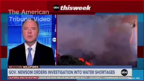 WATCH: Adam Schiff Caught Red-Handed Making False Claim About Wildfires on Live TV, Gets Called Out