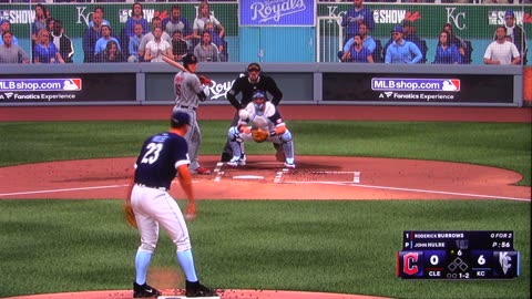 MLB The Show: Kansas City Royals vs Cleveland Guardians (S23 G160)