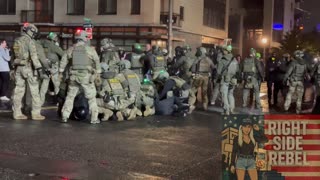 🚨3 arrested in one swift push after Antifa attacked federal agents.