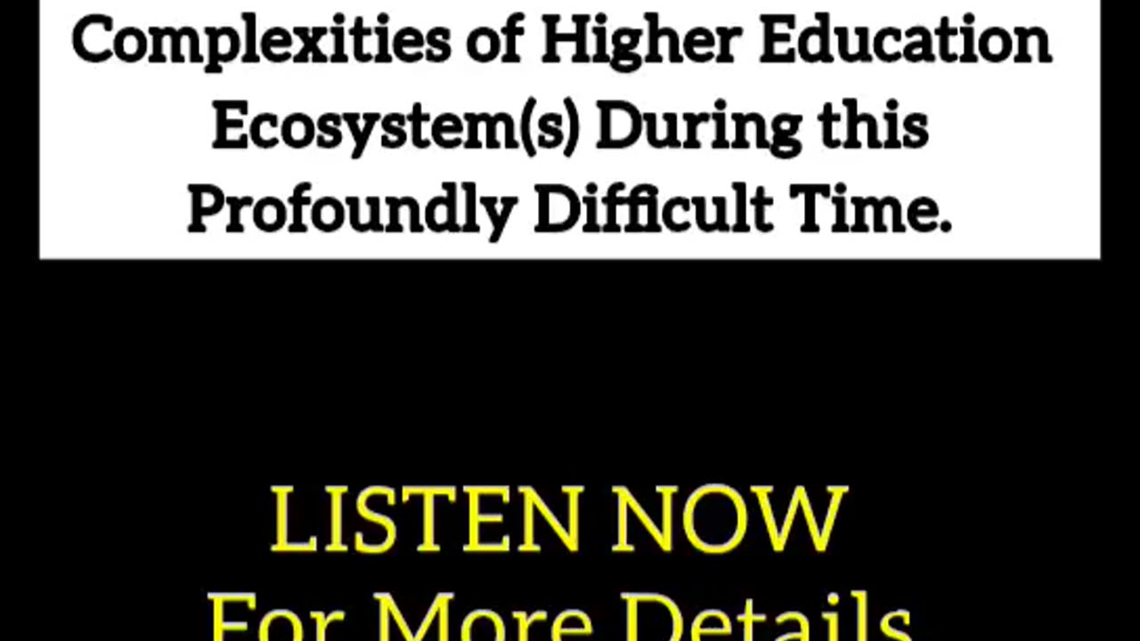 Non-Traditiional Students Ecosystems.