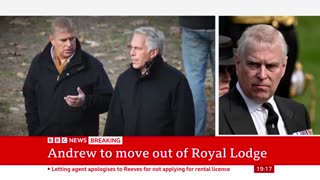 Andrew stripped of 'prince' title and will move out of Royal Lodge