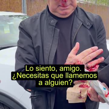 A security guard was attacked by anti ICE terrorists in California