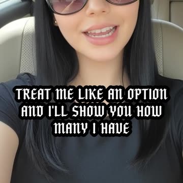 Treat me right… ❤️