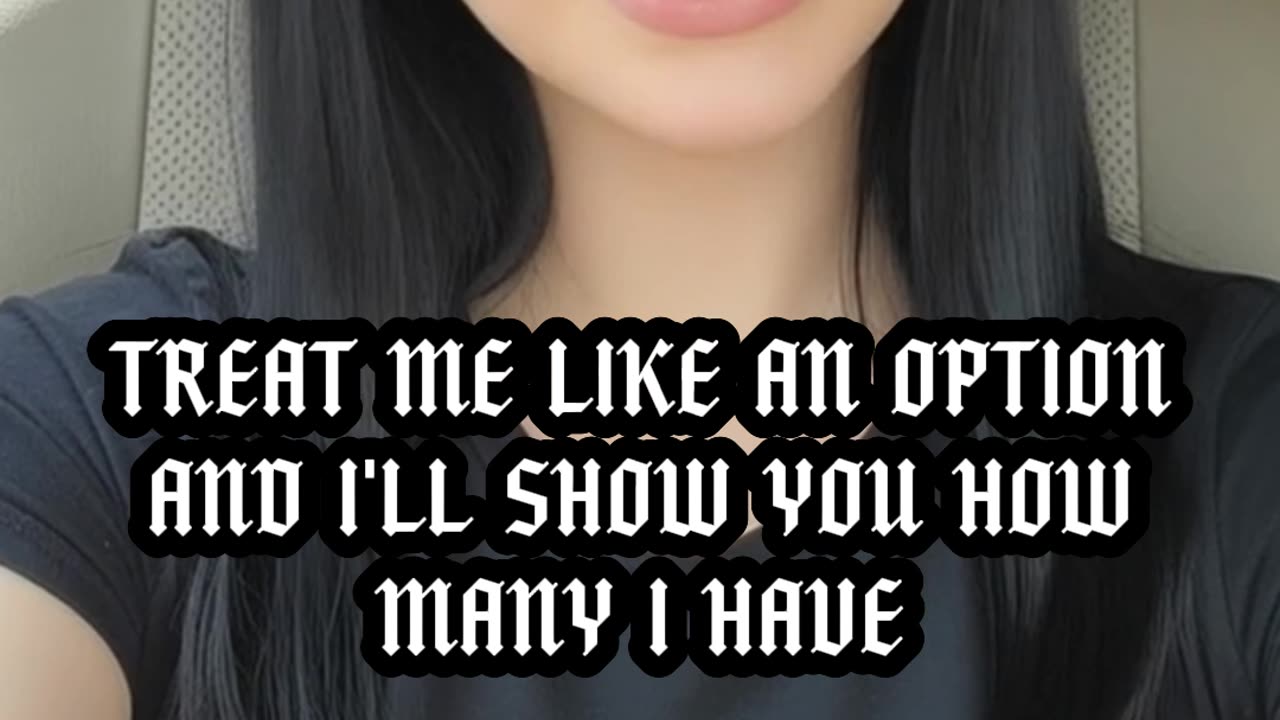 Treat me right… ❤️